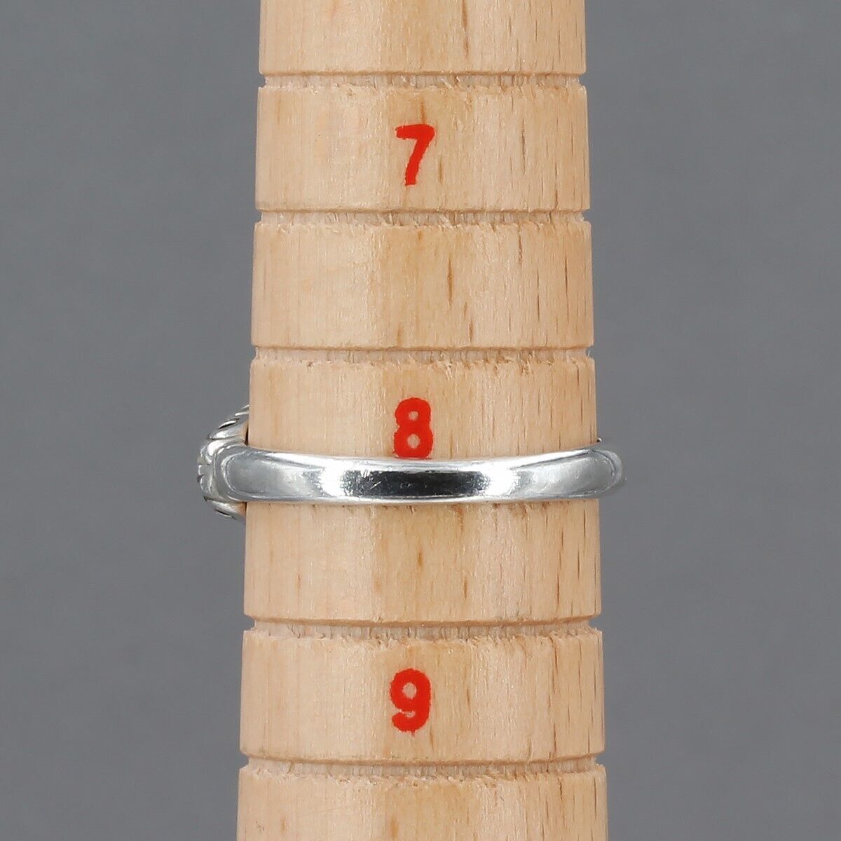Shube's Dakota West Sterling Silver Filigree Turquoise Cabochon Ring Size 8