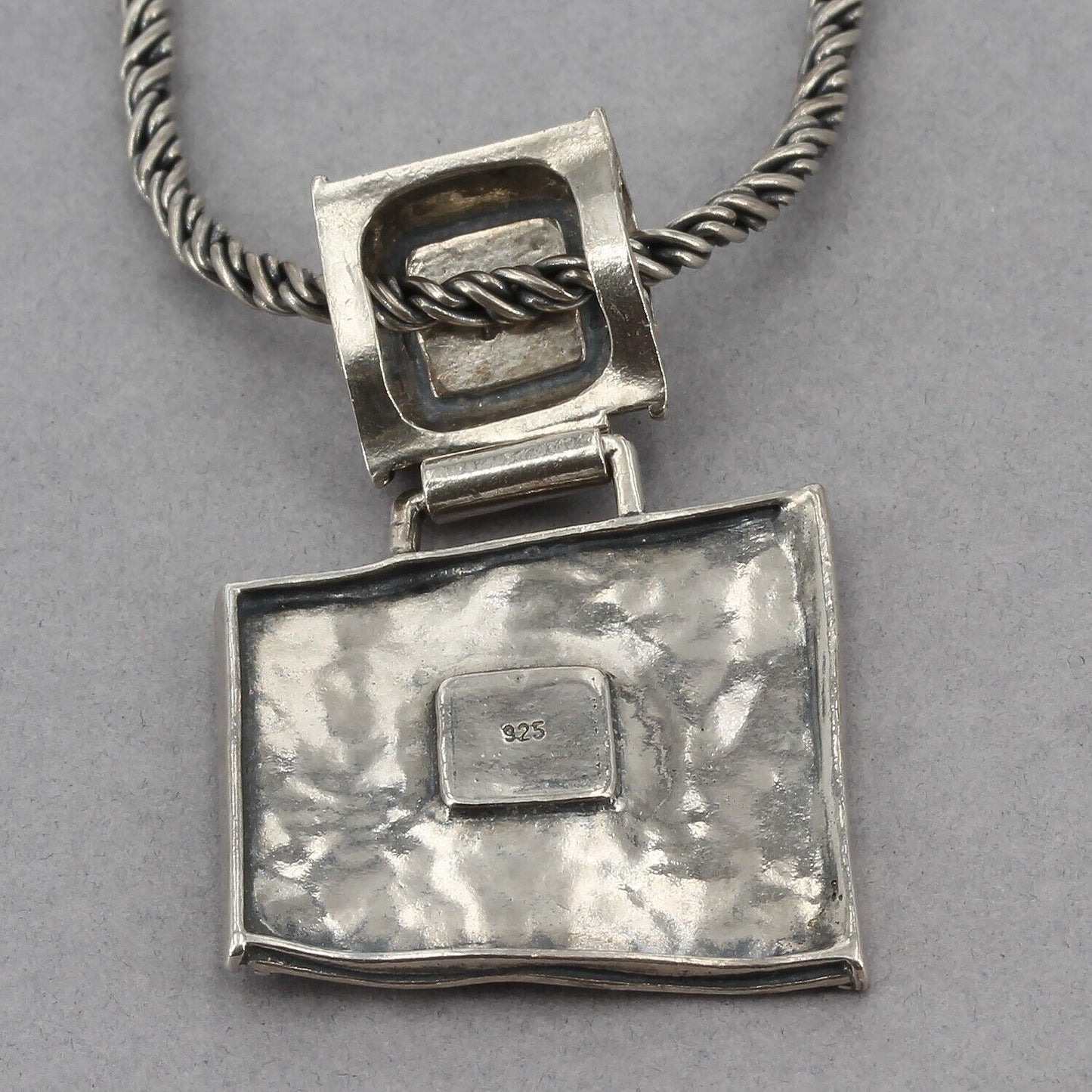 RARE Vintage Silpada Sterling Opal "Attention And How To Get It" Necklace N0951