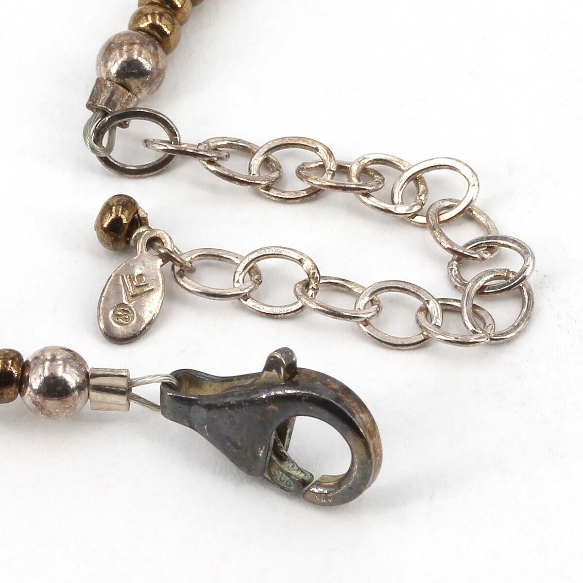 Retired Silpada Abalone Shell Metallic Bronze Bead Necklaces & Wrap Bracelet Set