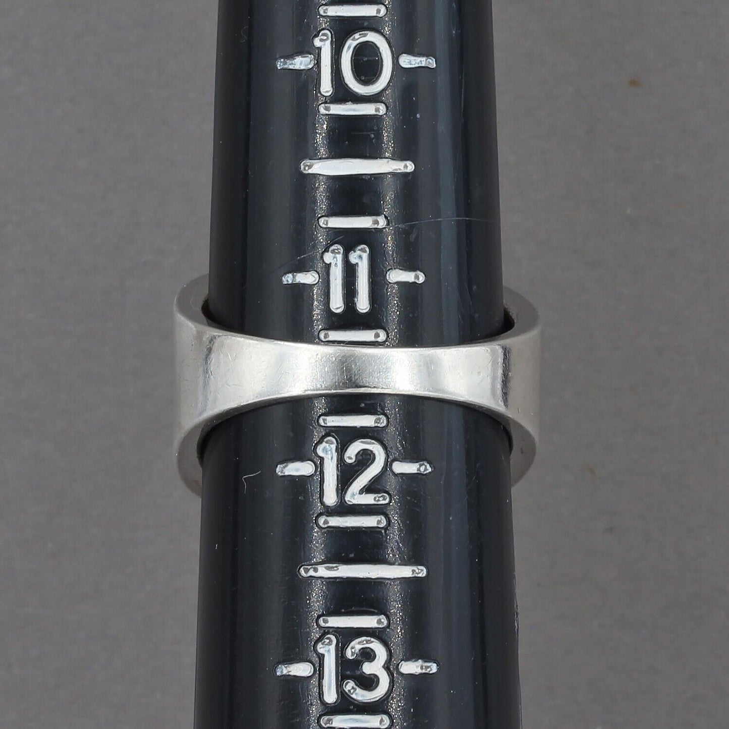 Sterling Silver Pave Rhodolite Garnet 3/4" Wide Band Ring Size 11.5