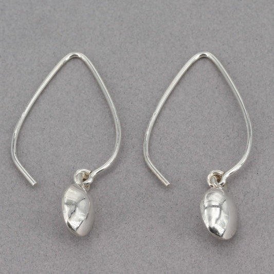 Retired Silpada Sterling Silver Petite Drop Long Wire Dangle Earrings W2032